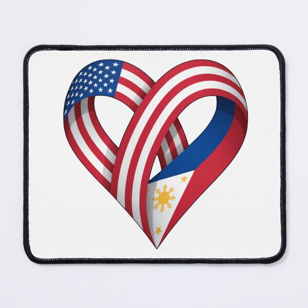 Item preview, American Filipino Heart Ribbon designed and sold by Old Man Athletics.