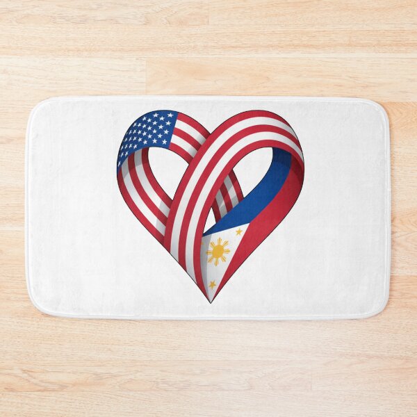 Item preview, American Filipino Heart Ribbon designed and sold by Old Man Athletics.