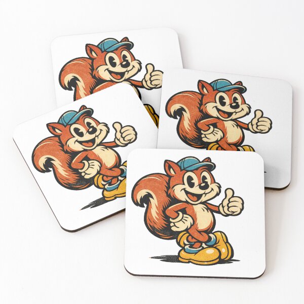 Item preview, Thumbs-Up Squirrel – Retro Charm designed and sold by ForeverPrintsOK.