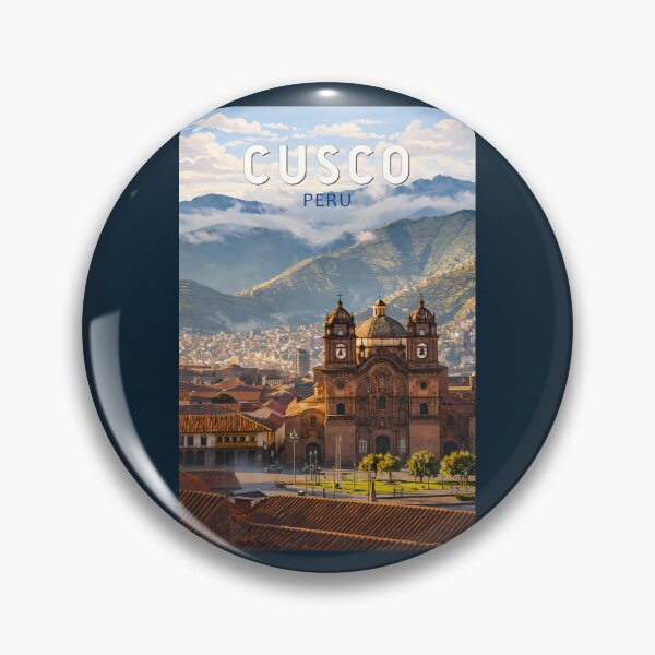 Item preview, Cusco Peru Illustration Travel Art Vintage designed and sold by KrisSidDesigns.
