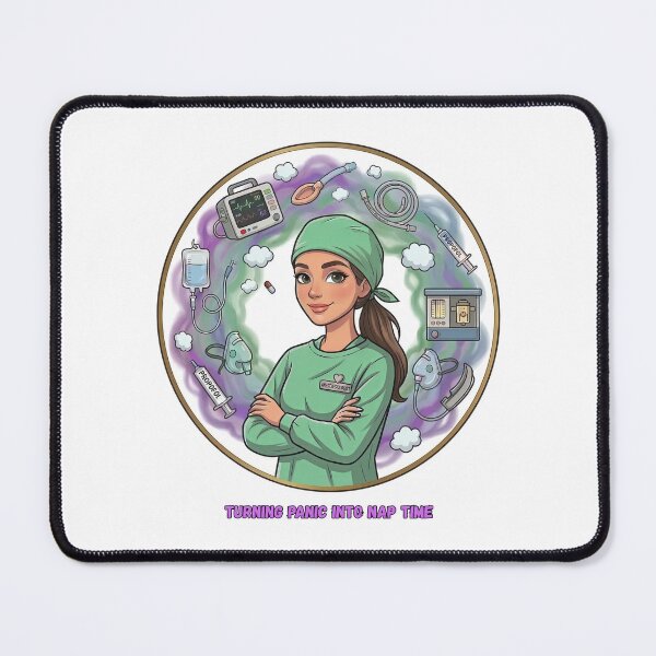 Item preview, Turning panic into nap time (anesthesiologist) designed and sold by Nurse Eve.