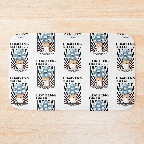 Item preview, Loading data... my brain has too many tabs open. designed and sold by PatronesKawai.