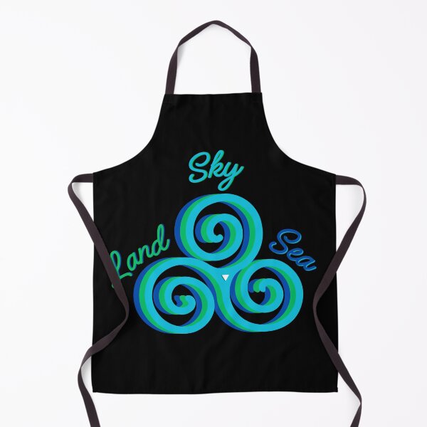 Item preview, Sky Land Sea Celtic Triskelion - Nature Spiral Design designed and sold by SunandShade.