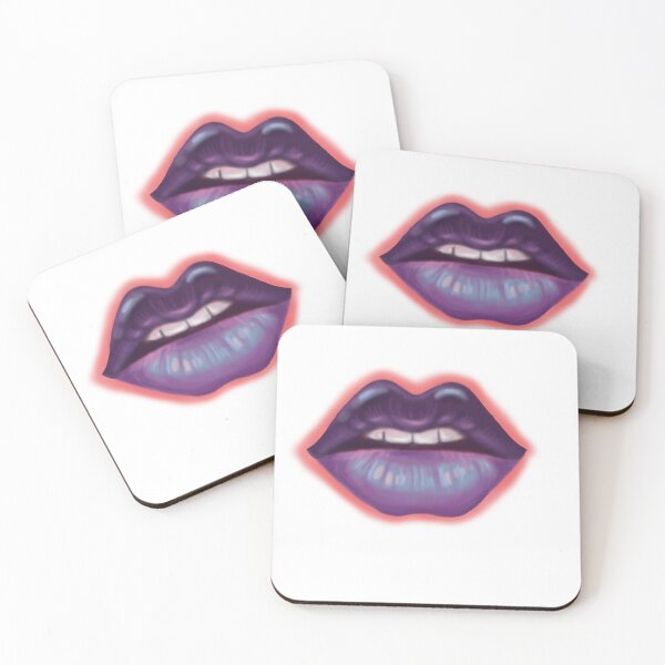 Item preview, Purple Lips Illustration Valentine Day designed and sold by FaliushART.