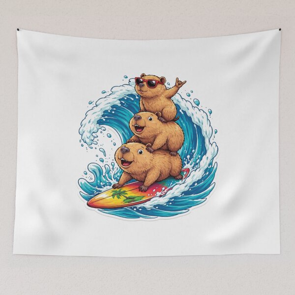 Item preview, Surf Capy designed and sold by Snurly.