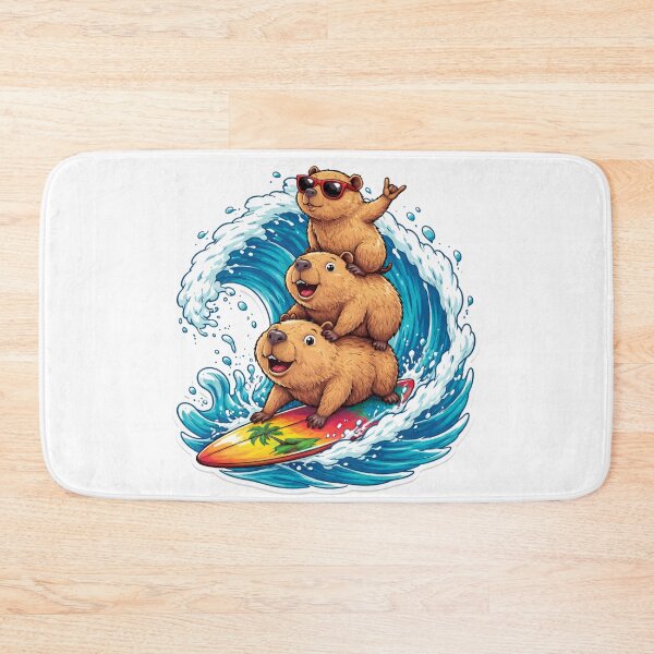 Item preview, Surf Capy designed and sold by Snurly.