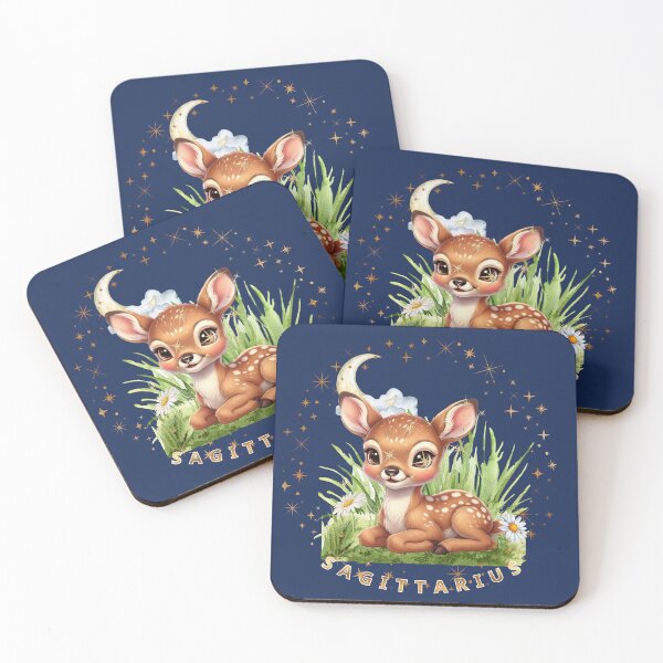 Item preview, Cute Sagittarius Zodiac Kids – Adorable Little Deer Astrology Design for Children | Magical Star Sign Gift designed and sold by EnlightArt.
