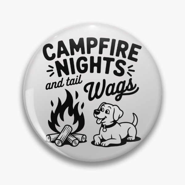Item preview, Campfire nights and tail wags designed and sold by 123ks.