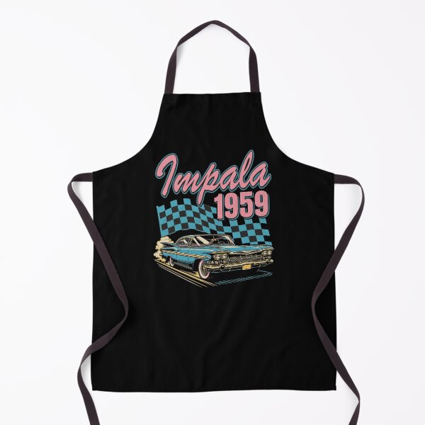 Item preview, 1959 Impala Retro Neon Bat Wing Classic Car Art designed and sold by TheArtOfCar.