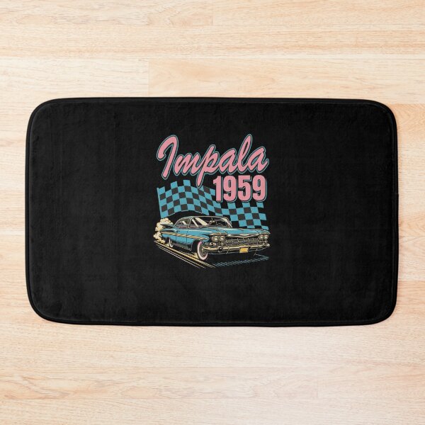 Item preview, 1959 Impala Retro Neon Bat Wing Classic Car Art designed and sold by TheArtOfCar.