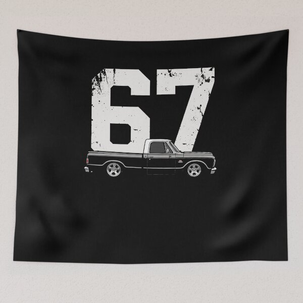Item preview, 1967 C10 Pickup Distressed Classic Truck Art designed and sold by TheArtOfCar.