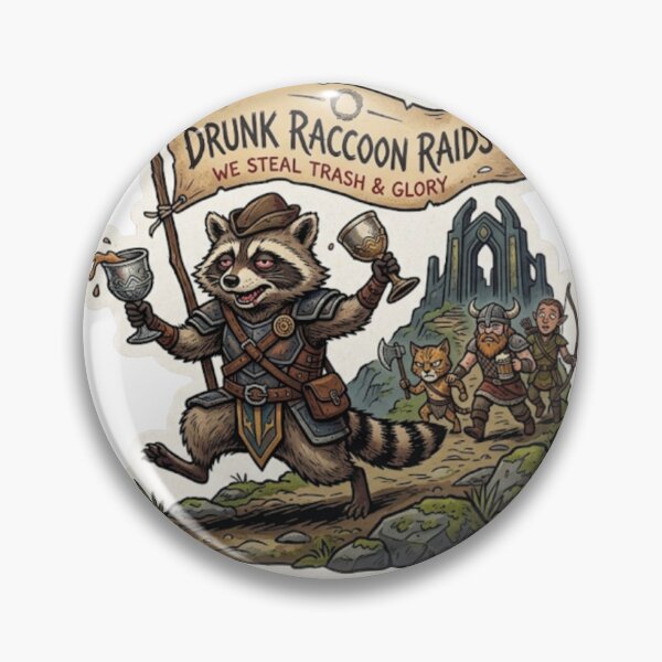 Item preview, Raccoon Raiding Party designed and sold by FERAL-GOBLINS.