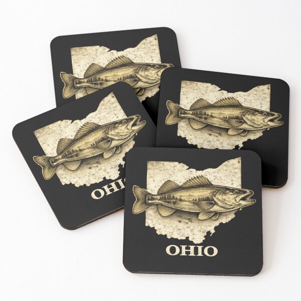 Item preview, Ohio Walleye Fishing Shirt – Lake Erie Fishing Tee, Walleye Angler Design, Vintage Fishing Shirt, Fisherman Gift designed and sold by WildWonderfulWear.