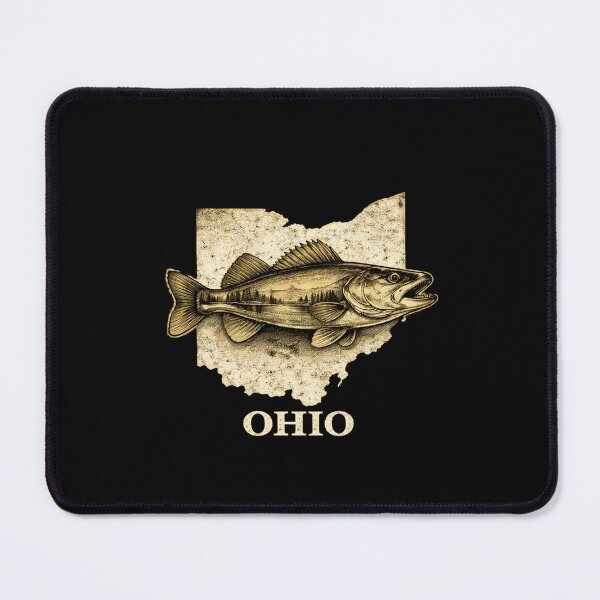 Item preview, Ohio Walleye Fishing Shirt – Lake Erie Fishing Tee, Walleye Angler Design, Vintage Fishing Shirt, Fisherman Gift designed and sold by WildWonderfulWear.