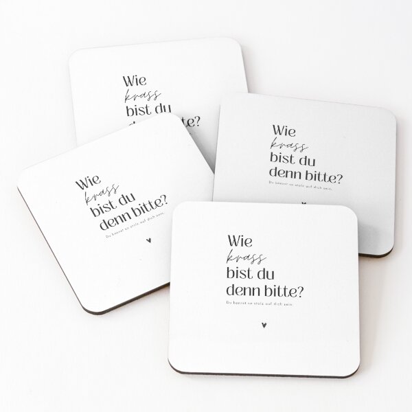 Item preview, Wie Krass Bist Du Denn Bitte_ Du Kannst So Stolz Auf Dich Sein Motivations Spruch designed and sold by krystalRomanart.