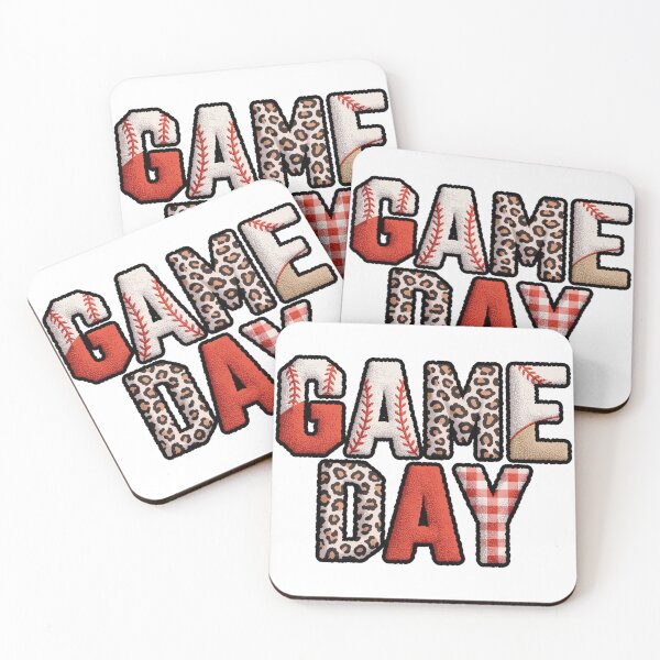 Item preview, Game Day Baseball Patterns - Leopard and Plaid Aesthetic designed and sold by pixelspaperslab.