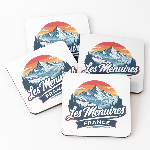 Item preview, Les Menuires France Ski Resort Mountain Graphic designed and sold by JackCurtis1991.