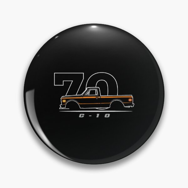 Item preview, 1970 C10 Pickup Hollow Silhouette Classic Truck Art designed and sold by TheArtOfCar.