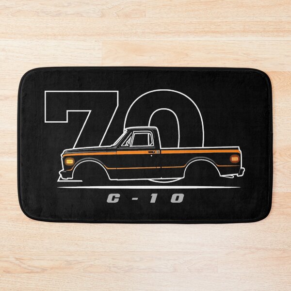 Item preview, 1970 C10 Pickup Hollow Silhouette Classic Truck Art designed and sold by TheArtOfCar.