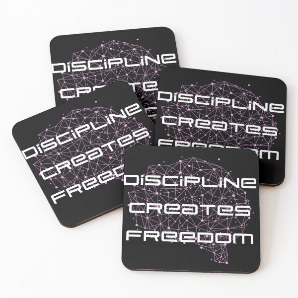 Item preview, Discipline Creates Freedom – Minimalist Motivation Mindset Quote designed and sold by AXIS-EQUILIBRIO.