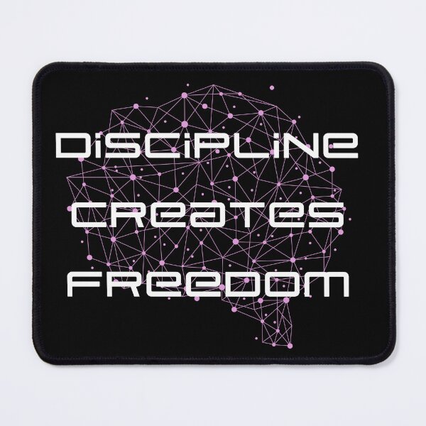 Item preview, Discipline Creates Freedom – Minimalist Motivation Mindset Quote designed and sold by AXIS-EQUILIBRIO.