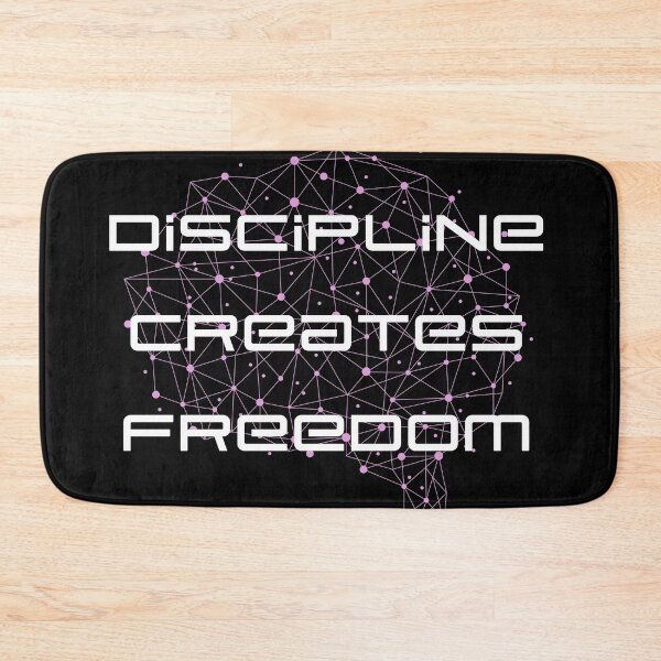 Item preview, Discipline Creates Freedom – Minimalist Motivation Mindset Quote designed and sold by AXIS-EQUILIBRIO.