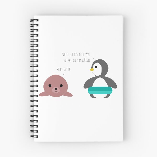 Item preview, Penguin and Seal Sunburnt designed and sold by TheChocolateDanish x.