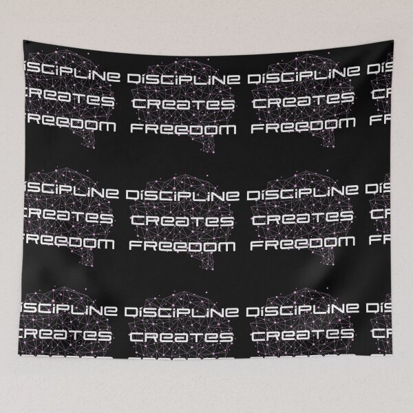 Item preview, Discipline Creates Freedom – Minimalist Motivation Mindset Quote designed and sold by AXIS-EQUILIBRIO.