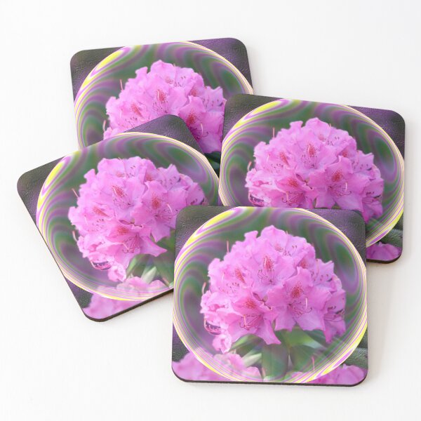 Item preview, Encased Rhododendron - Pink with Textured Background  designed and sold by BostonArcImage.