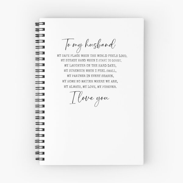 Item preview, To My Husband My Safe Place, My Strength, My Forever Love Message designed and sold by krystalRomanart.