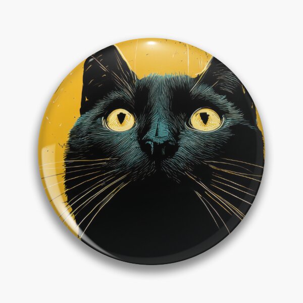 Item preview, Black cat in an astronaut helmet designed and sold by anytka.