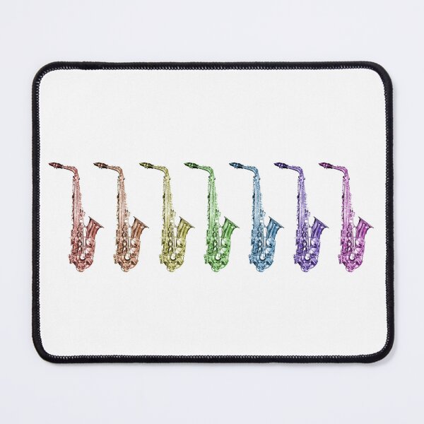Item preview, Colorful Saxophone Lineup Design – Rainbow Jazz Instrument Art, Musician Gift, Band Lover Graphic designed and sold by ValeriesGallery.