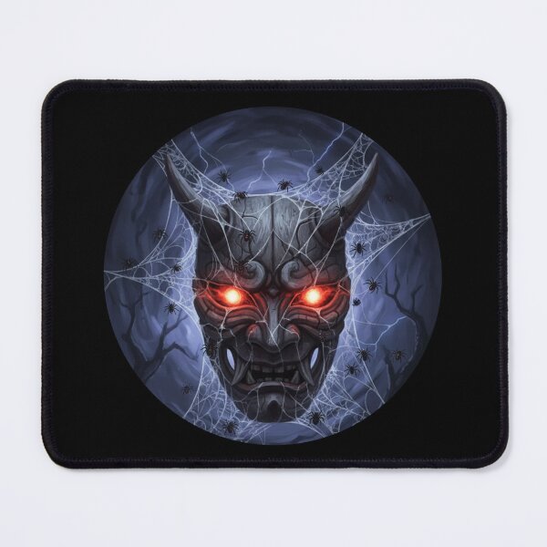 Item preview, Spider Oni Mask – Dark Japanese Horror Circle Art designed and sold by LavinyArt.