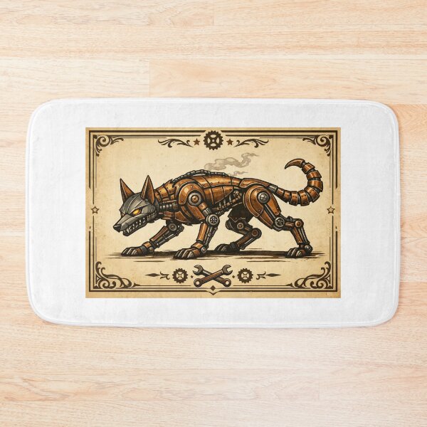 Item preview, Wild Feral Steampunk Coyote designed and sold by furrydrool.