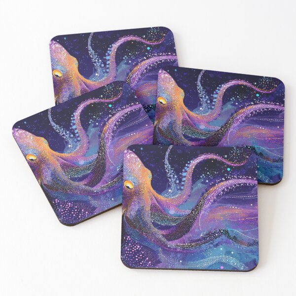 Item preview, Colorful octopus swims in ocean designed and sold by anytka.