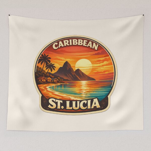 Item preview, Saint Lucia Caribbean City Destination designed and sold by scicilysimonee.