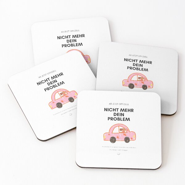 Item preview, Nicht Mehr Dein Problem Funny German Goodbye designed and sold by krystalRomanart.