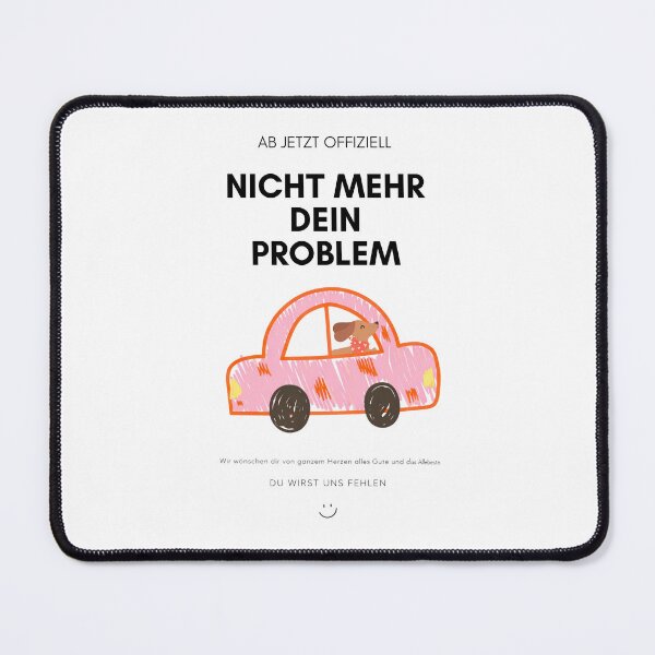 Item preview, Nicht Mehr Dein Problem Funny German Goodbye designed and sold by krystalRomanart.