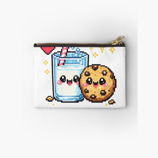Item preview, Retro Pixel Cute Kawaii Milk & Cookie designed and sold by redsharkuk.