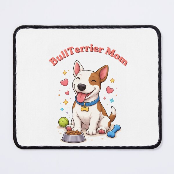 Item preview, Bull Terrier Dog mom cute puppy desing gift for dog lovers designed and sold by Zigzxxxx.