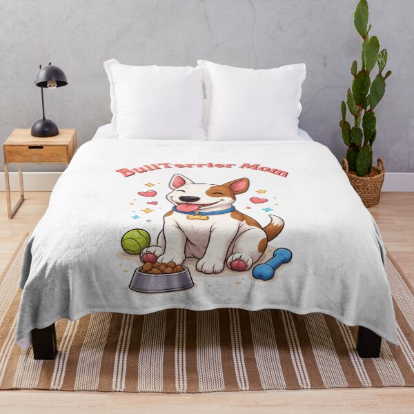 Item preview, Bull Terrier Dog mom cute puppy desing gift for dog lovers designed and sold by Zigzxxxx.
