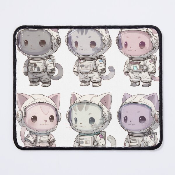 Item preview, Cute Chibi Astronaut Cats in Pastel Suits – Kawaii Space Kitties Collection designed and sold by EK-World.