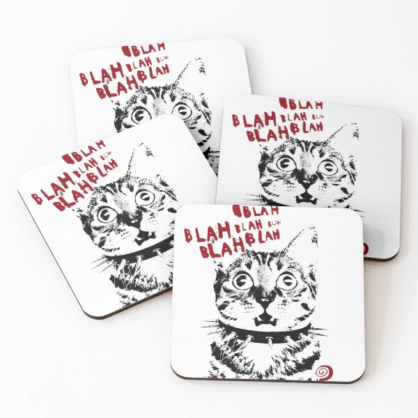 Item preview, Silly Cat – Blah Blah Blah designed and sold by FarieArt.