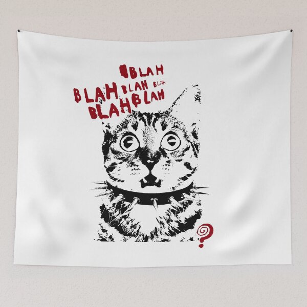 Item preview, Silly Cat – Blah Blah Blah designed and sold by FarieArt.