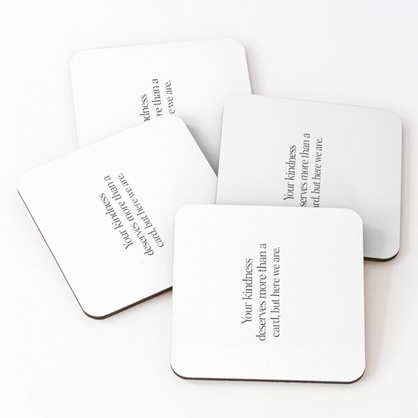 Item preview, Your Kindness Deserves More Than A Card, But Here We Are Appreciation Quote designed and sold by krystalRomanart.