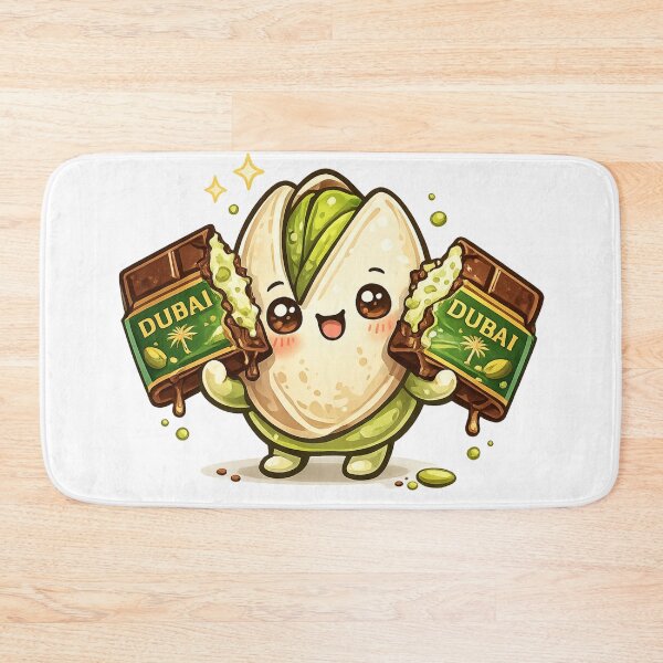 Item preview, Pistachio Dubai Chocolate Kawaii designed and sold by redsharkuk.