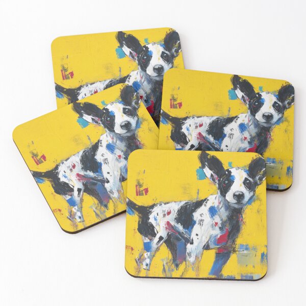 Item preview, Colorful dog on bright bg designed and sold by anytka.