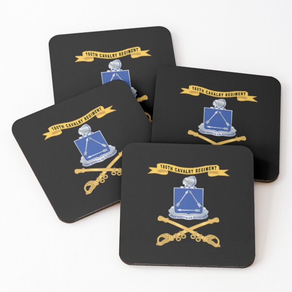 Item preview, Army  - 180th Cavalry Regiment w Ribbon - Br X 300 designed and sold by Military Insignia Products.