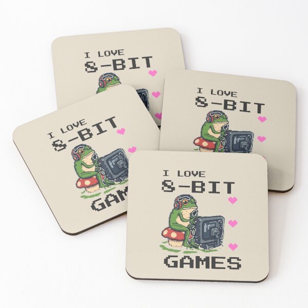 Item preview, I love 8-bit games designed and sold by PatronesKawai.