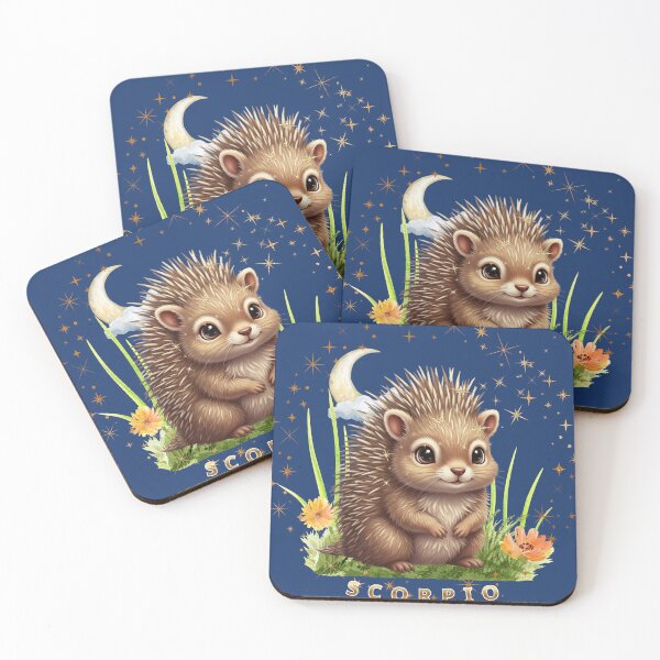 Item preview, Cute Scorpio Zodiac Kids – Adorable Porcupine Astrology Design for Children | Magical Star Sign Gift designed and sold by EnlightArt.